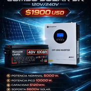 Kit solar ⚡ Inversor Eco Whorty + batería Humsienk⚡ Em - Img 55572286