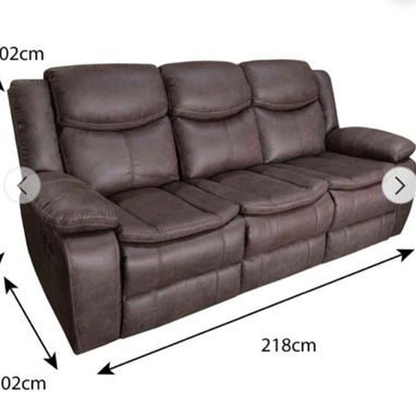Juego de sala totalmente reclinable importado en su caja nuevo a extrenar mensajería incluida comunícate con Pedro - Img 110815982