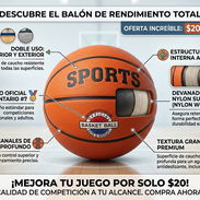 Pelota de baloncesto marca SPORTS talla 7 - Img 56032727