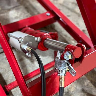 Elevador hidráulico/neumático para motos,levanta hasta 450kg.Ideal para su taller - 4/5