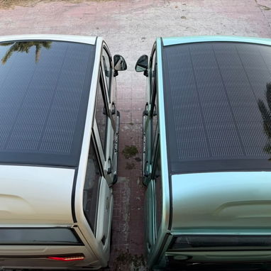Triciclos de carrito con panel solar - 2/5