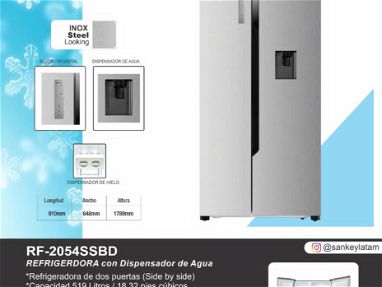 Refrigeradores Sankey de 18 pie de DOs Puertas y con Dispensador - Img 65893317