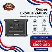 Estación de Energía Oupes Exodus 2400W – 2400W / 2232Wh en Oferta - Img 58207602