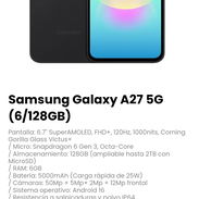 Samsung Galaxy A27 5G (6/128GB). Incluye cable y cargador de regalo - Img 57965865