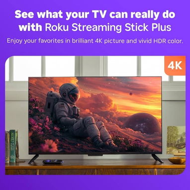 Dispositivo de transmisión Roku 4K y HDR para TV con control remoto por voz - Img 122622155