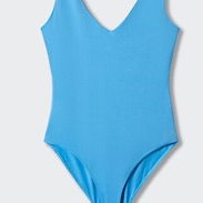 BODY DE MUJER TALLA L SOLO EN AZUL MARCA MANGO - Img 49679427