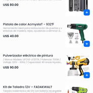 Pistola de calor,de Pintura y clavo, taladros y mas - Img 55098469