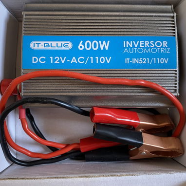 Inversor automotriz, en su caja. 600w - 2/2