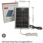 Panel solar de 4 entradas para cargar - Img 56896671