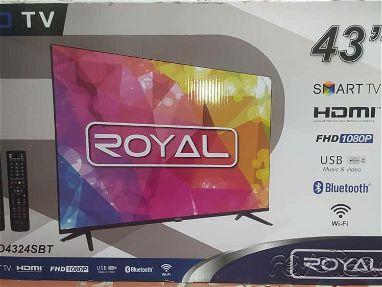 360 USD Smart TV LED 43" Royal "Nuevo en su caja" - Img 66843368