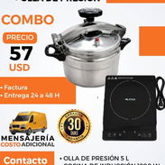 COMBO DE COCINA DE INDUCCIÓN + OLLA D PRESIÓN - Img 56687734