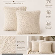Set 2 Cojines Decorativos 40x40 cm con Relleno - Img 56227551