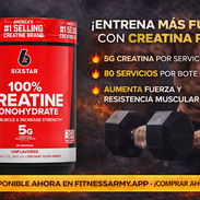 CREATINA MONOHIDRATADA SIXSTAR 400GR-80SERV. 58234161 y 56902981 FITNESSARMY - Img 54565450