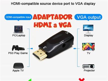 (Adaptador HDMI a VGA ) - Img main-image