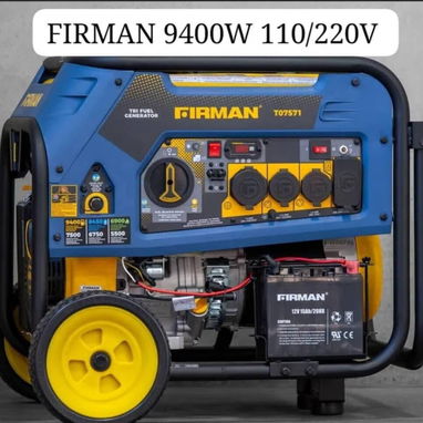 Planta eléctrica de 9500 watts y 9400 watts, de gasolina y de triple combustible - Img 119440192