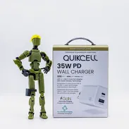 Cargador de Pared Quikcell 35W PD (USB-C + USB-A) | videojuegoshabana.com - Img 55640302