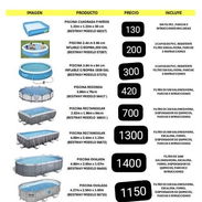 ☀️Gran variedad de piscinas de Diferentes tamaños y modelos nuevas en su caja.✅ Modelos: 1- Bestway con su filtro recirc - Img 55898447