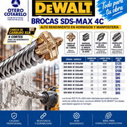 BROCA SDS-MAX 4C DeWalt Barrenas para hormigón - Img 57646862