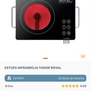 ESTUFA INFRARROJA 1500W ROYAL - Img 57195551