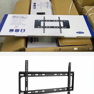 Soporte TV FIJO Negro 32 A 86 Pulgadas ROYAL Precio $60 USD transporte incluido y Garantía y factura - 3/3