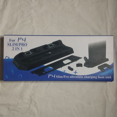 馃敟Base de refrigeraci贸n para Ps4 Slim/Pro y carga de dos mandos (Nuevo a estrenar)馃専 - Img 106291278