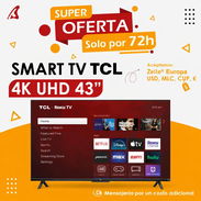 Smart TV TCL 43”* *4K (B) - Img 54652129