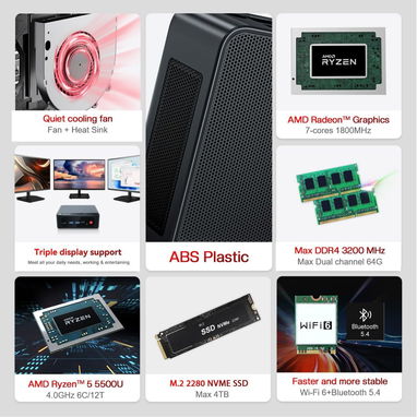 ☎️53544655 🛵 Entrega Disponible ⭐Mini PC BEELINK SER5 ⭐ - Img 114913498