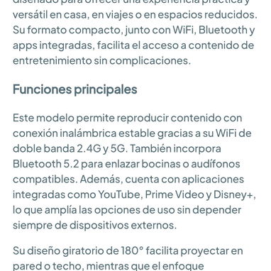 Proyector portátil ClokoWe HY300 PRO+ con WiFi y Bluetooth 🌐 - Img 127582647