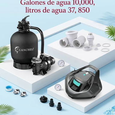 Robot para limpieza de piscina inalámbrico - Img 118910892