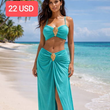 Bikinis 👙, toalla y balsa de playa - 3/10