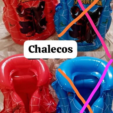 Chalecos salvavidas para niños y niñas de diferentes tallas. - Img 123389337