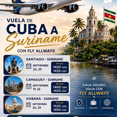 ✈️Boletos/Pasajes Aéreos por Agencia de Viajes hacia Guyana, Surinam y otros destinos con Visa aprobada. - 6/10