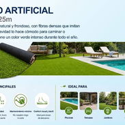 🔹 Césped Artificial 2cm x 2 metros x 25 metros - Precio principal: 350 USD - Garantia de 15 días - Img 57679629