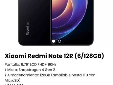 Teléfono celular XIAOMI nuevos* Redmi 9A Redmi A2+ Redmi 12 Xiaomi Redmi Note 13 Redmi Note 13R Pro - Img 67525253