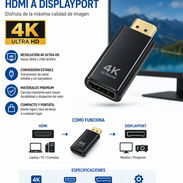 Adaptador HDMI a DisplayPort 4k *PRECIO 10 USD* - Img 54572761