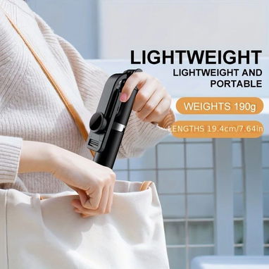 Trípode y Selfie Stick 2 en 1 con Control Remoto Bluetooth - Img 108220592