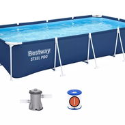 Piscina rectangular de tubos « Bestway » 4 m * 2.11 m * 81 cm - Img 55508064