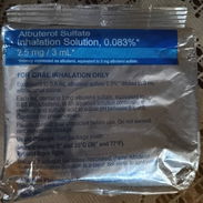 Albuterol para asmático paquete de 25 ampollas de las grandes fechas de vencimiento 2027 y 2028 - Img 56553564
