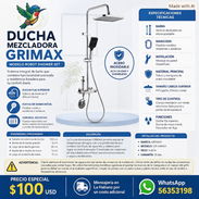 DUCHA MEZCLADORA GRIMAX - Img 56649658