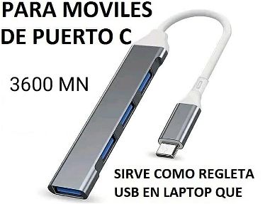 REGLETA USB DE 4 PUERTOS, SE CONECTA POR PUERTO C - Img main-image-45752928