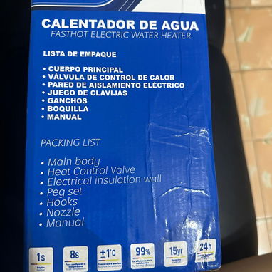 Calentador eléctrico 110v HIDROTEK  HTK-EWH-10 - 2/3