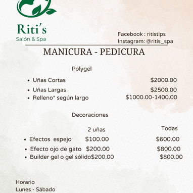 RITI'S Spa, salón Spa,  salón de belleza en Centro Habana - Img 114741635