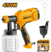 Pistola de Pulverización INGCO 450W - 550ml/min, 800ml, Incluye Taza y Aguja, Envío Gratis - Img 47204230