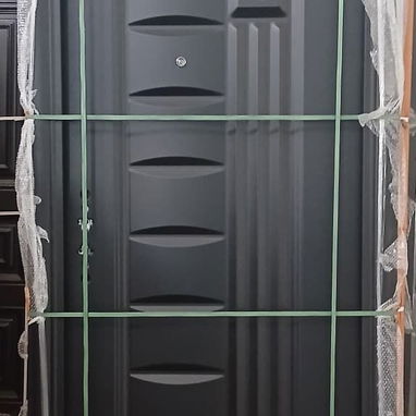 Puertas de acero, para exteriores, imitacion madera - Img 123090230