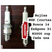 Bujías NGK cortas rosca 14 hexágono 21 - Img 53756440