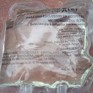 sueros destrosa metronidazol ciprofloxacino rinyer cloruro de sodio manitol 20 por ciento - Img 57948248
