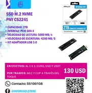 SSD PNY de 2TB CS2241 NVME! Nuevo a estrenar con un adaptador USB 3.0 - Img 49843683