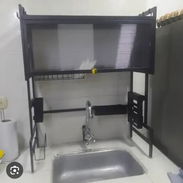 Escurridor de platos, vasos y utensilios con Ventana | Estructura metálica resistente | 55 USD - Img 56885043