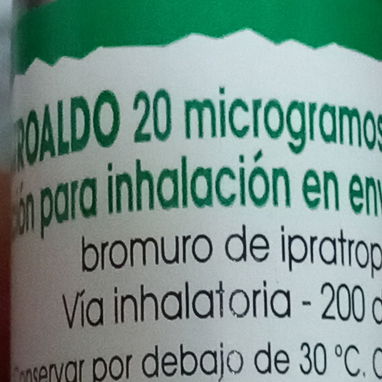 Vendo Salbutamol VentolinⓇ 5 mg/ml solución inhalación por neb, Vía inhalatoria. - 2/3