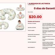 ALMOHADA DE LACTANCIA VPT#-0017 - Img 55218147